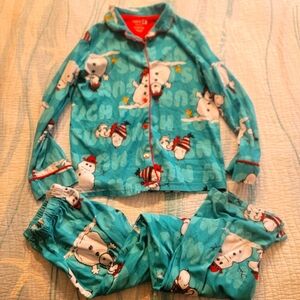 Peanuts Snoopy Flannel Pajamas size 10/12